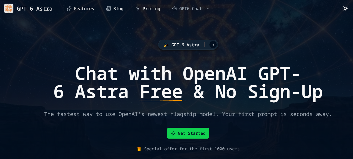 Free Try GPT 6 Astra image 1